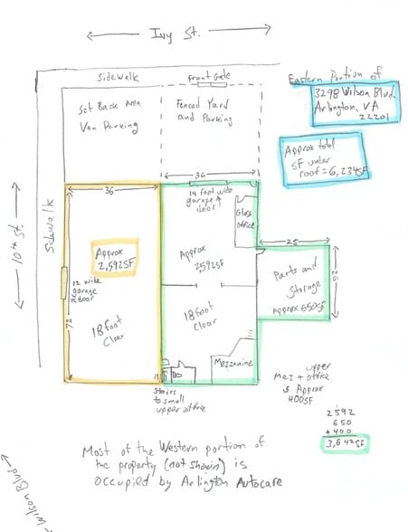 More Photos Of 3298 Wilson Blvd, Arlington Auto Repair For Lease