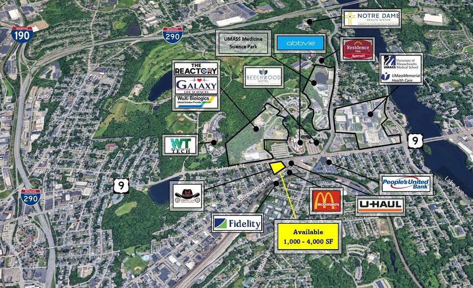 More Photos Of 490 Shrewsbury St, Worcester Unknown For Lease