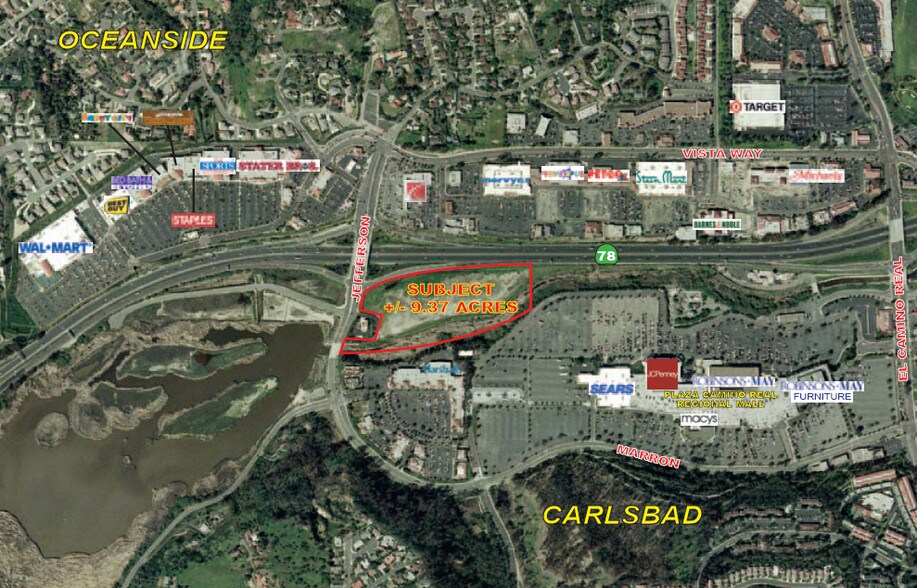 Primary Photo Of Jefferson St @ Marron Rd. and Highway 78, Carlsbad Land For Sale
