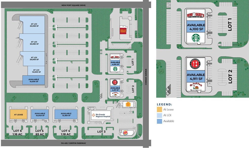 More Photos Of NWC FM 495 & Conway, Mission Unknown For Lease
