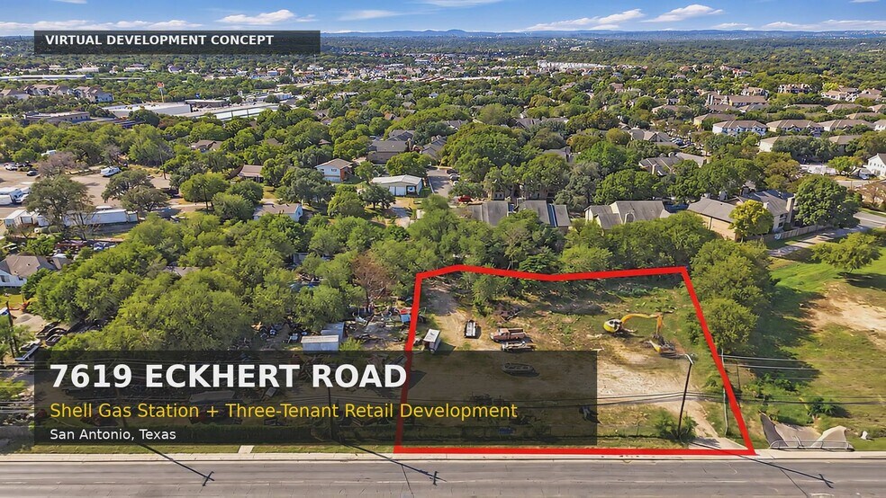 Primary Photo Of 7619 Eckhert Road Rd, San Antonio Land For Sale