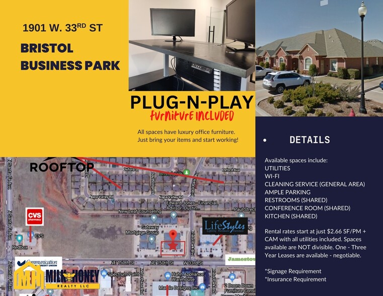 More Photos Of 1901 W 33rd St, Edmond Office Residential For Lease