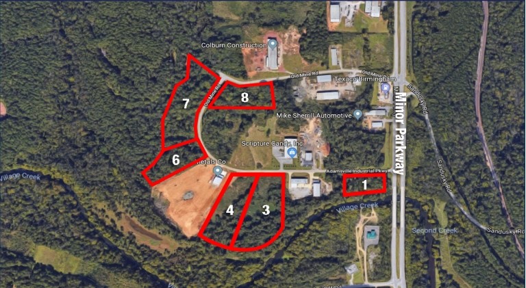 Primary Photo Of Adamsville Industrial Pky, Adamsville Land For Sale