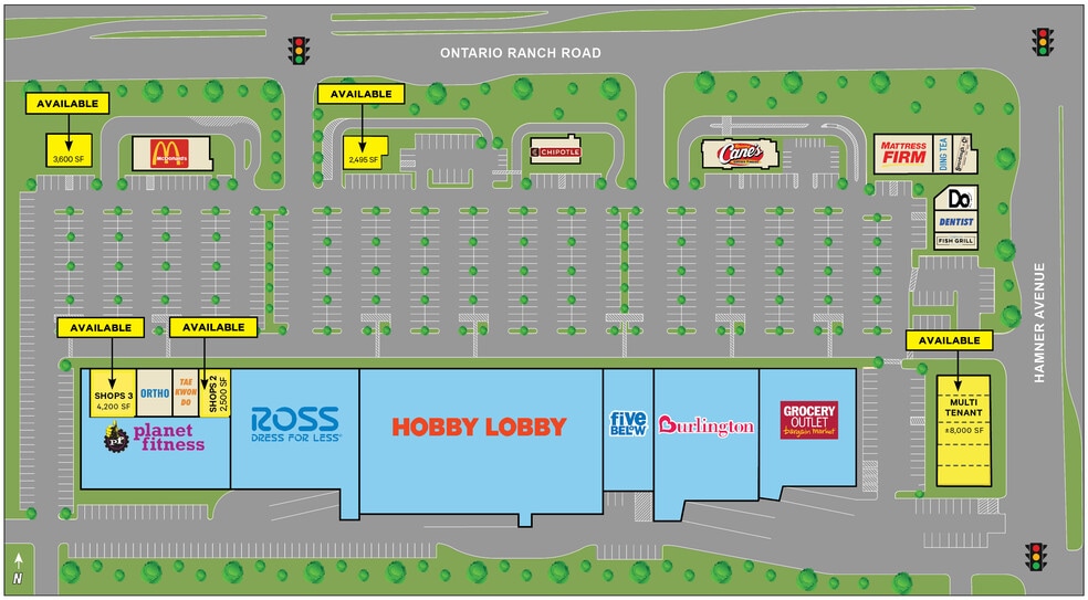 More Photos Of Swc Of Ontario Ranch Road & Hamner Ave, Ontario General Retail For Lease