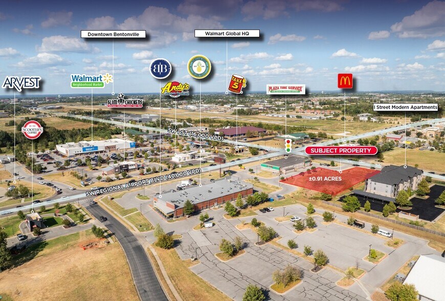 Primary Photo Of Hwy 12 And I St, Bentonville Land For Sale