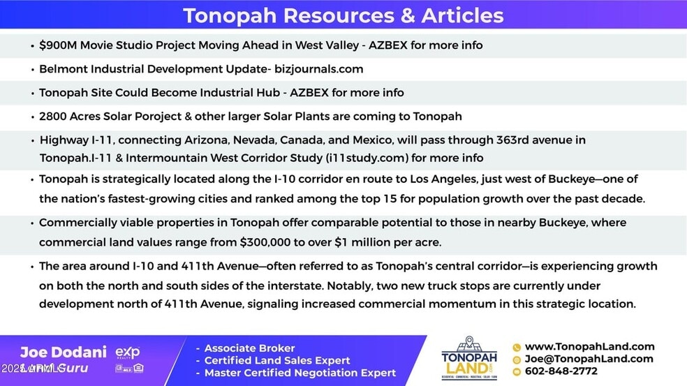 More Photos Of 3802 411th Avenue, Tonopah Land For Sale