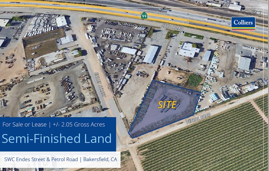 Primary Photo Of Swc Endes Street & Petrol Rd, Bakersfield Land For Sale