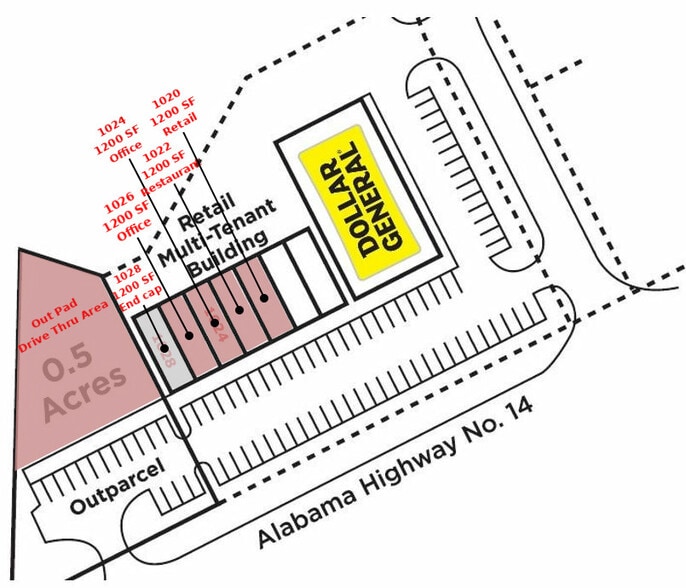 More Photos Of 1016 Hwy 14 W, Prattville Unknown For Lease