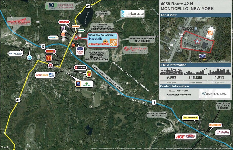 More Photos Of 4050 State Route 42, Monticello Unknown For Lease