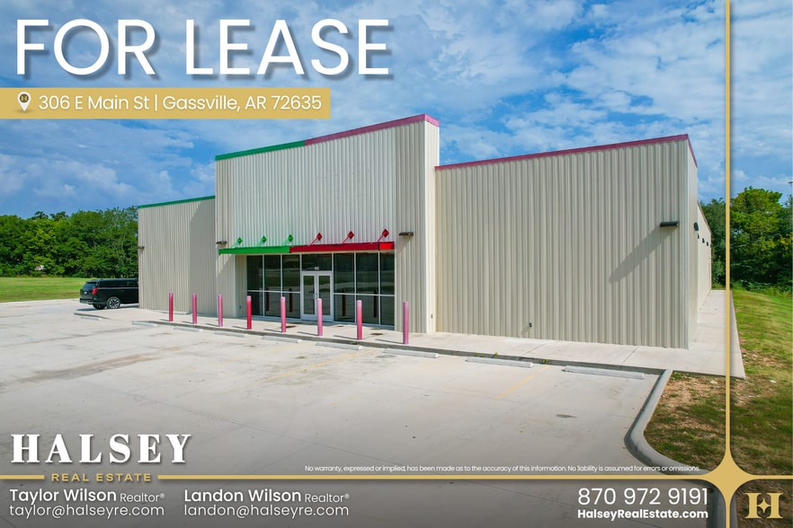 Primary Photo Of 306 Main St, Gassville Freestanding For Lease