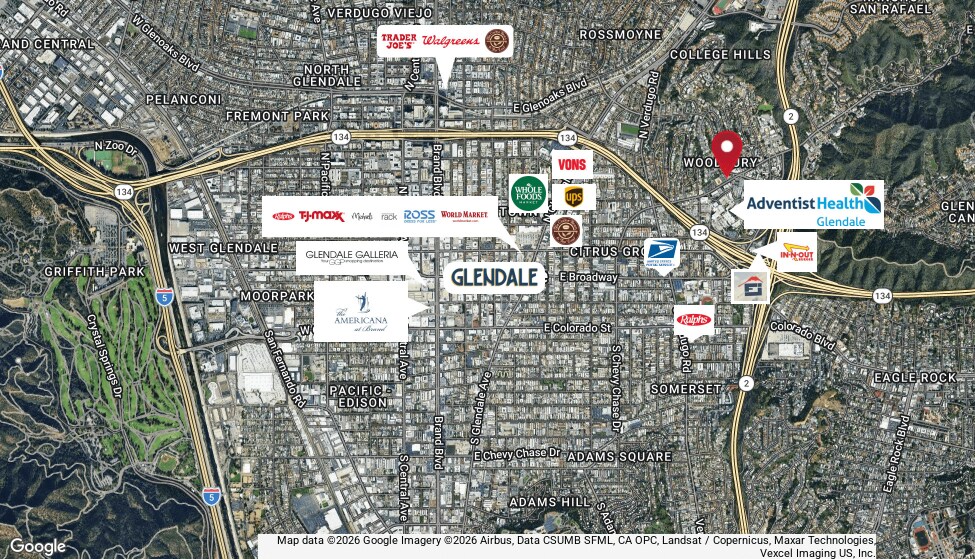 More Photos Of 1577 E Chevy Chase Dr, Glendale Medical For Lease