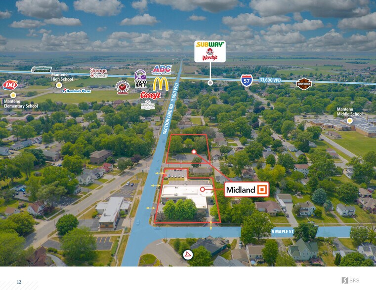 More Photos Of 303 Section Line Rd, Manteno Bank For Sale