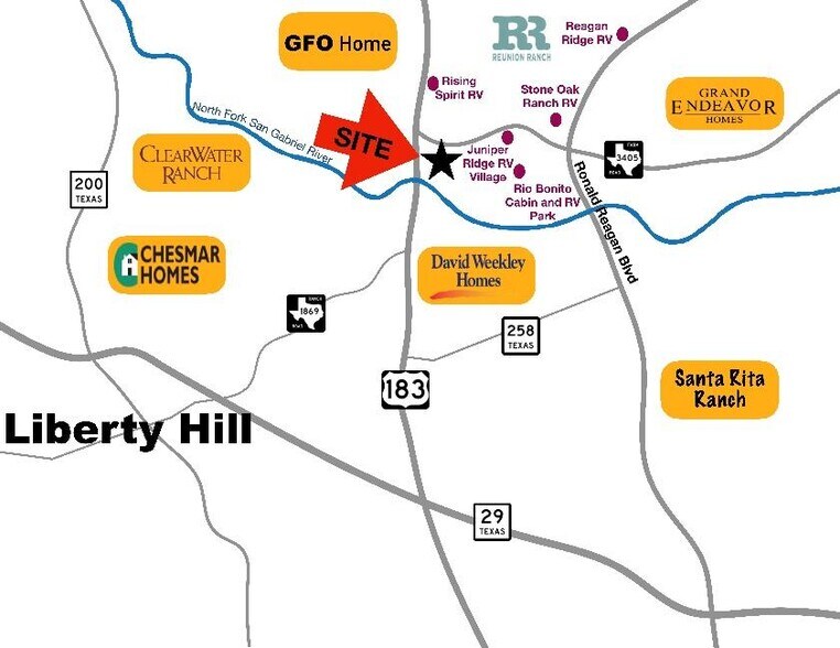 More Photos Of 1351 County Road 257, Liberty Hill Land For Sale