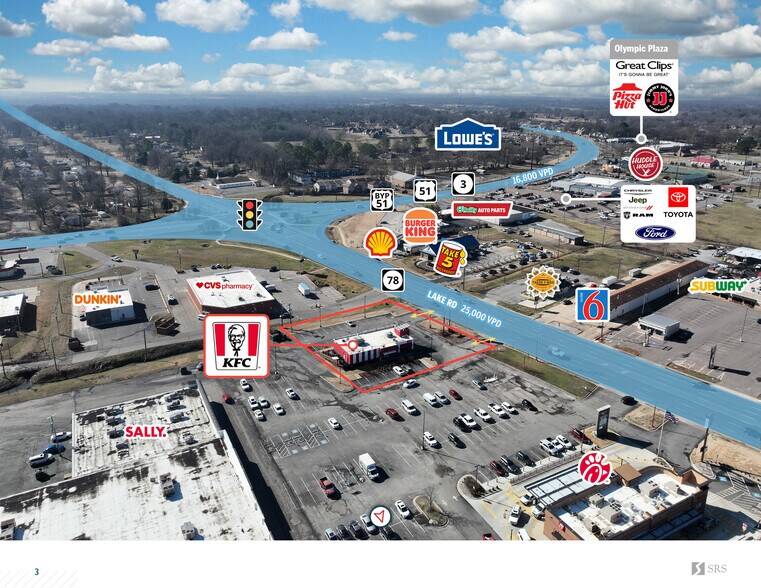 More Photos Of 2408 Lake Rd, Dyersburg Fast Food For Sale