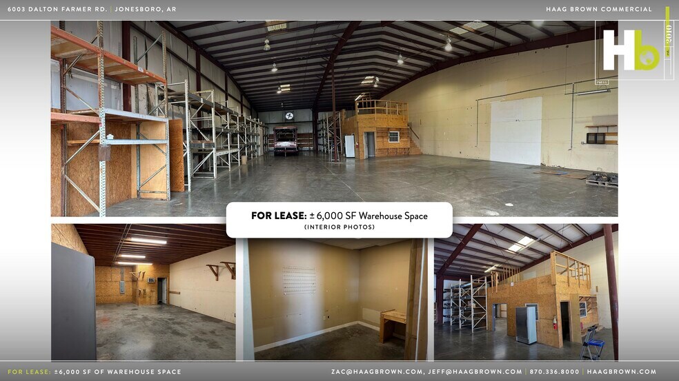 More Photos Of 6003 Dalton Farmer Dr, Jonesboro Warehouse For Lease