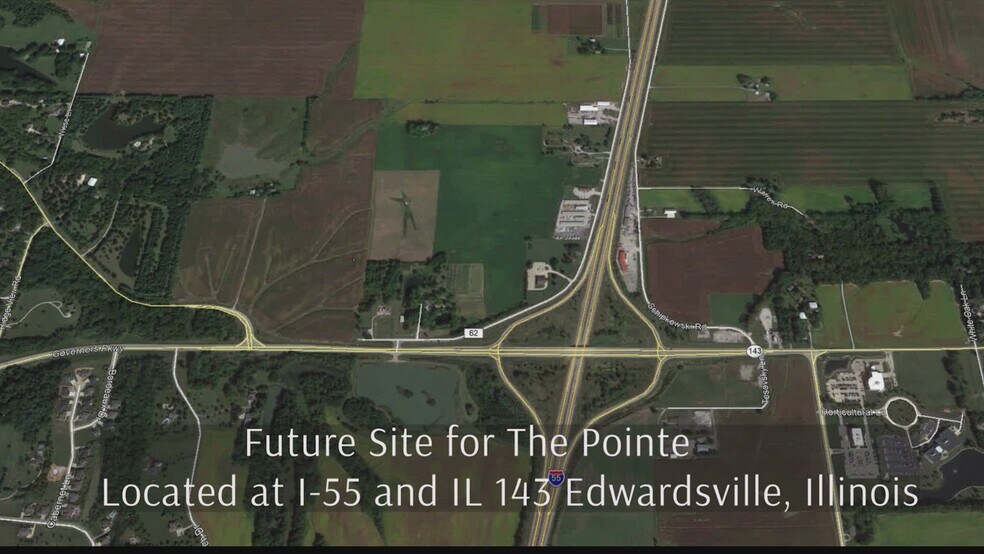 More Photos Of I-55 & Route 143, Edwardsville Land For Sale