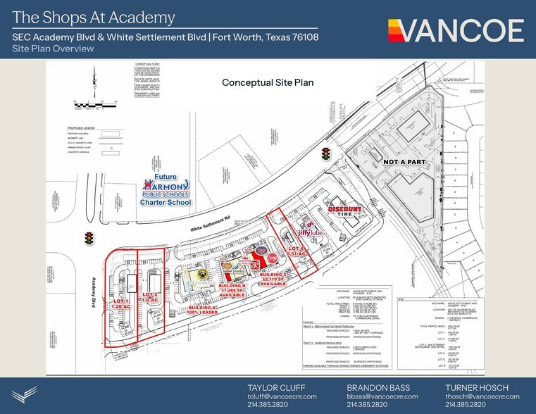 More Photos Of SEC of Academy Blvd & White Settlement Rd, Fort Worth Land For Sale