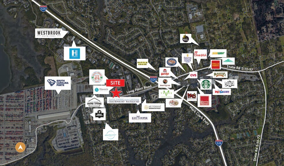 More Photos Of 537 Long Point Rd, Mount Pleasant Office For Lease