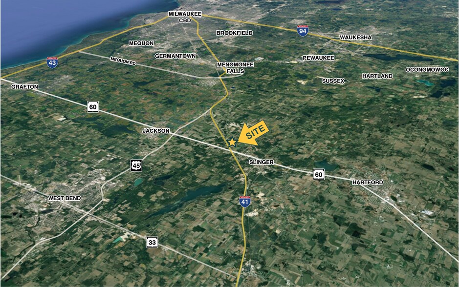 More Photos Of SWQ I-41 & State Road 60, Slinger Land For Sale