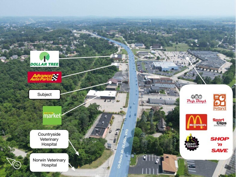 More Photos Of 12249 US Route 30, North Huntingdon Veterinarian Kennel For Sale