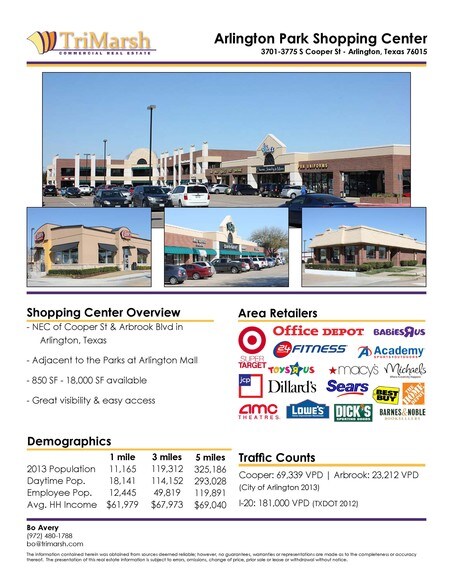 More Photos Of 3701-3775 S Cooper St, Arlington Unknown For Lease