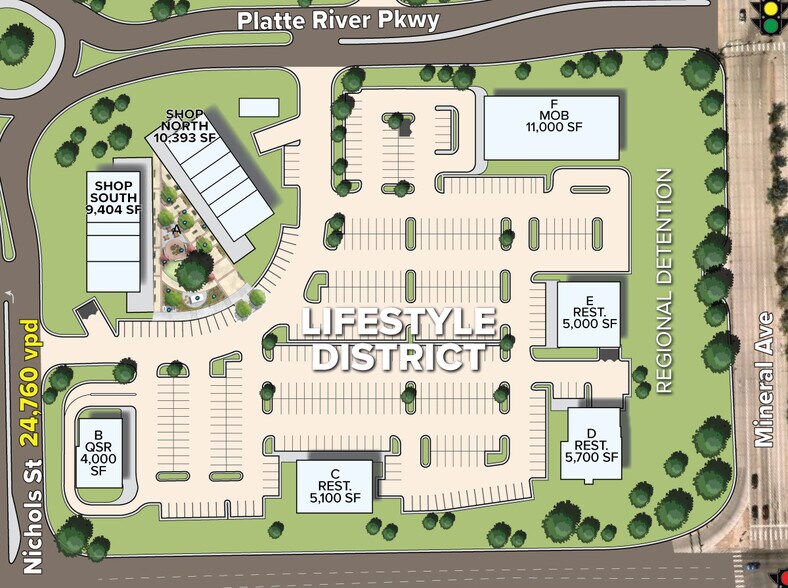 More Photos Of Santa Fe @ Mineral Avenue, Littleton Land For Lease