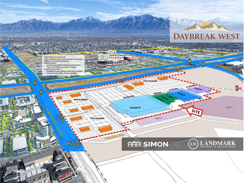 Primary Photo Of Mountain View Corridor & South Jordan Pkwy, South Jordan General Retail For Lease