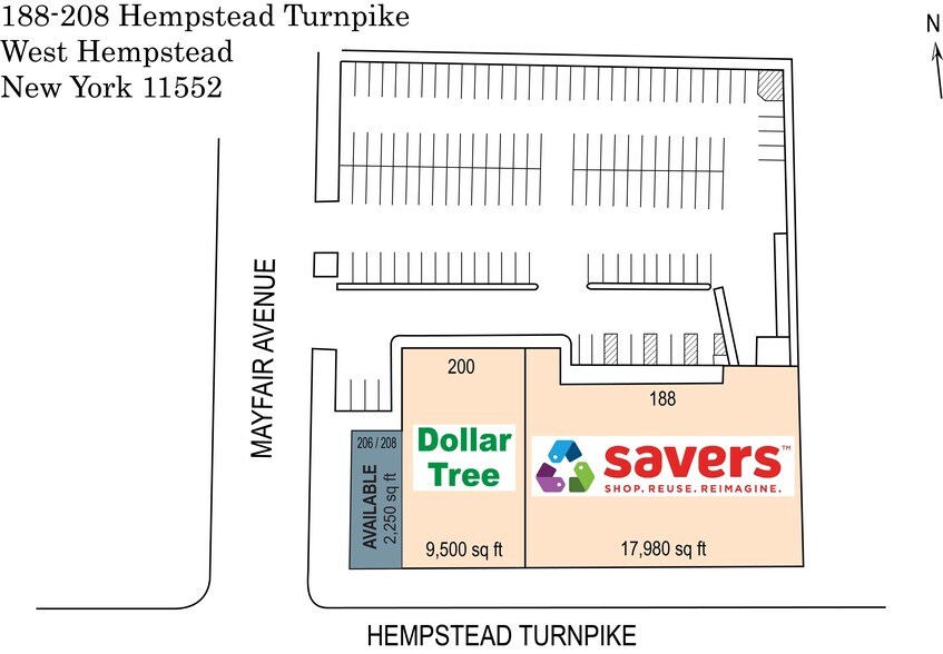 More Photos Of 188-208 Hempstead Tpke, West Hempstead General Retail For Lease