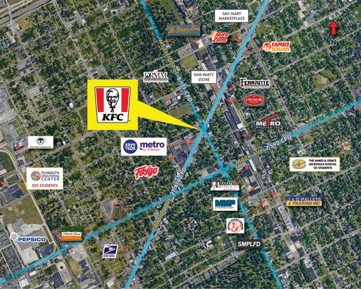 More Photos Of 3785 Gratiot Ave, Detroit Fast Food For Sale