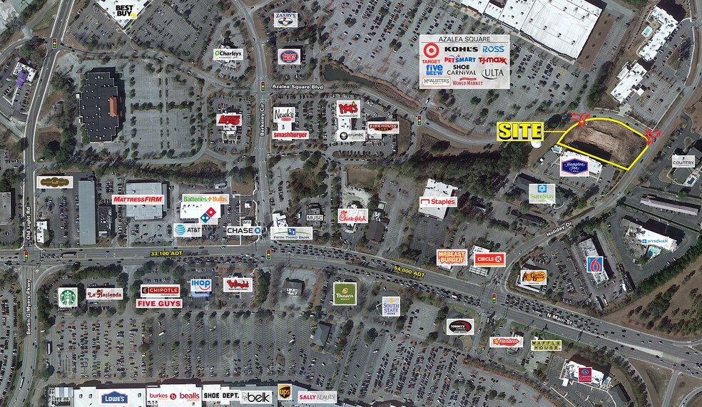 More Photos Of Holiday Dr, Summerville Land For Lease