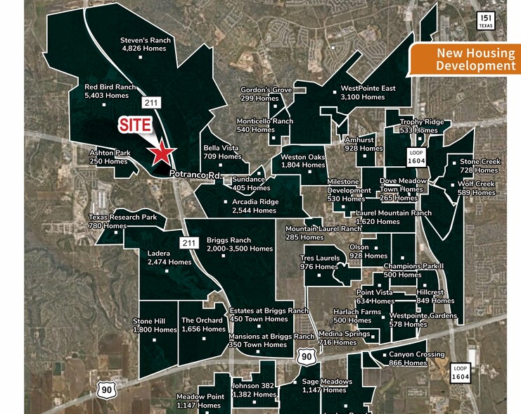 More Photos Of Highway 211 & Potranco Rd, San Antonio General Retail For Lease