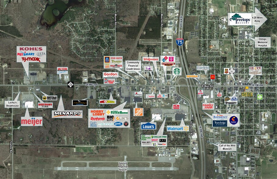 More Photos Of 145 W Main St, Gaylord General Retail For Sale