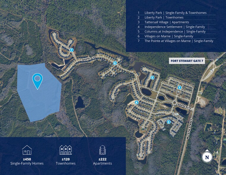 More Photos Of Marne Blvd, Hinesville Land For Sale