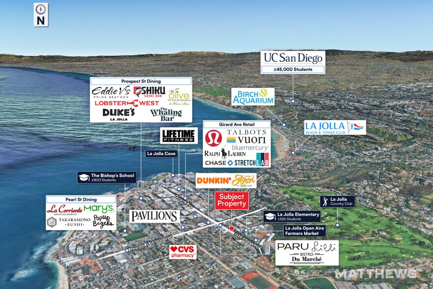 More Photos Of 7425 Girard Ave, La Jolla Storefront For Lease