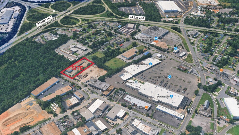 More Photos Of 8101 Parston Dr, Forestville Warehouse For Lease