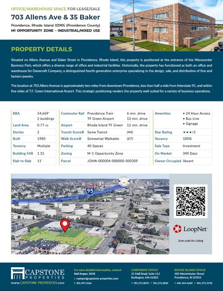 More Photos Of 703 Allens Ave, Providence Office For Sale