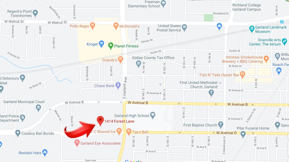 More Photos Of 1414 Forest Ln, Garland Office For Lease