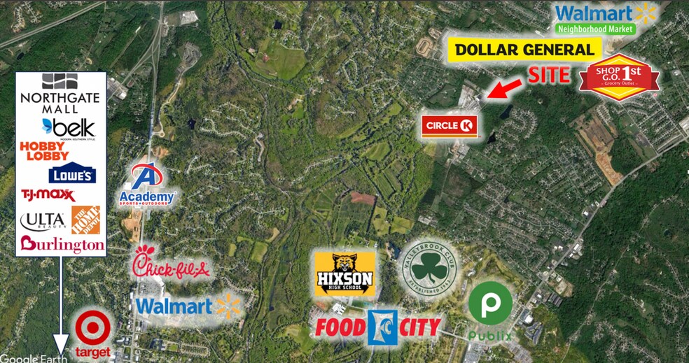 More Photos Of 6923 Middle Valley Rd, Hixson Freestanding For Sale