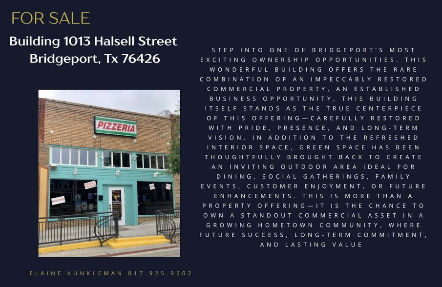 More Photos Of 1013 Halsell St, Bridgeport Restaurant For Sale