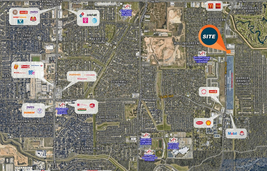More Photos Of Barker Cypress Rd & Barkers Branch Dr, Houston Unknown For Lease