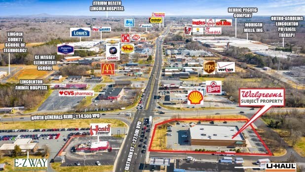 Primary Photo Of 1230 E Main St, Lincolnton Drugstore For Sale