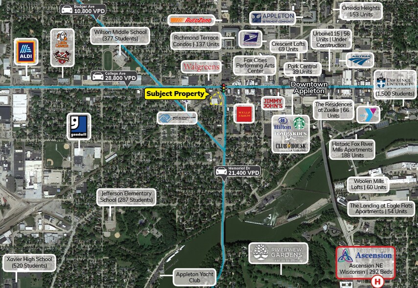 More Photos Of 127 S Memorial Dr, Appleton Restaurant For Sale