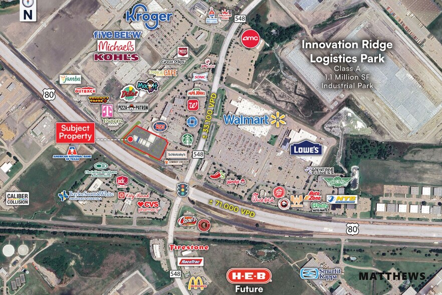 More Photos Of 724 E US Highway 80, Forney Storefront For Lease