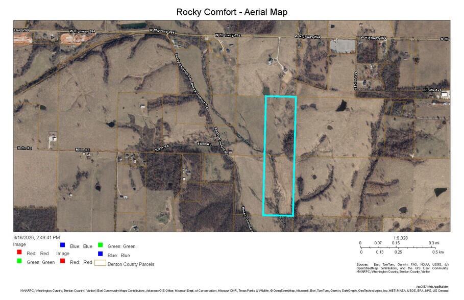 More Photos Of 40 Acres +/- | Hwy 264 & Rocky Comfort Rd, Gentry Land For Sale
