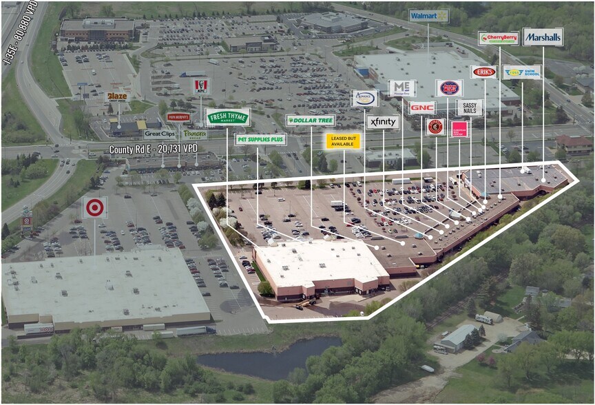More Photos Of 905-955 E County Rd E, Vadnais Heights General Retail For Lease