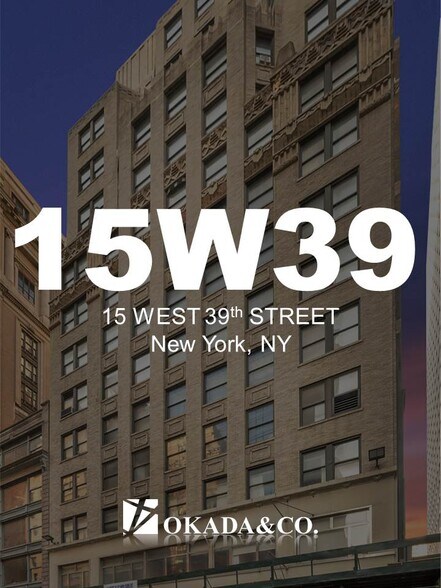 Primary Photo Of 15 W 39th St, New York Loft Creative Space For Lease