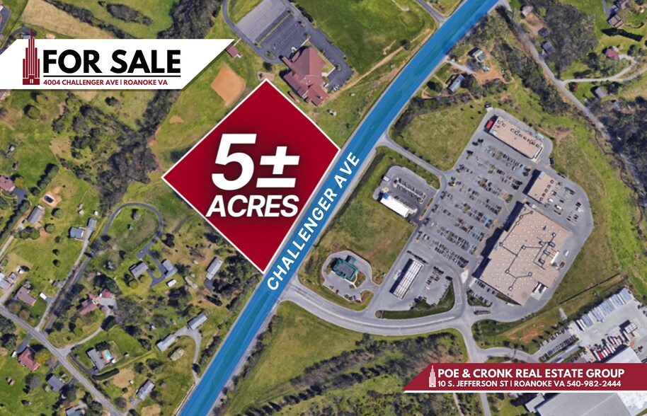 Primary Photo Of 4004 Challenger Ave, Roanoke Land For Sale