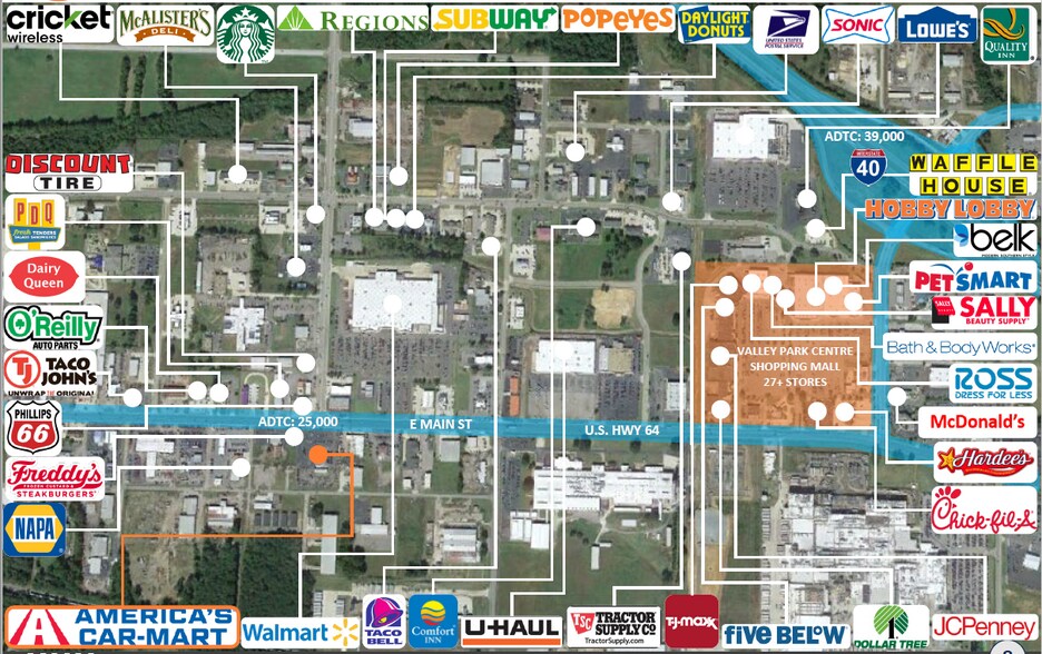 More Photos Of 2300 E Main St, Russellville Auto Dealership For Sale