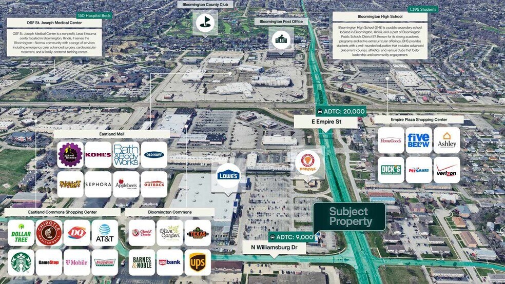 More Photos Of 2109 E Empire St, Bloomington General Retail For Sale