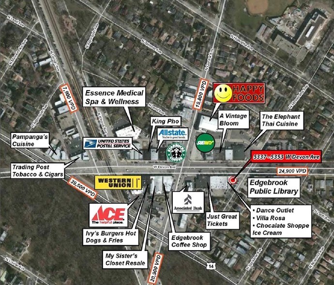 More Photos Of 5337-5353 W Devon Ave, Chicago Storefront Retail Office For Sale